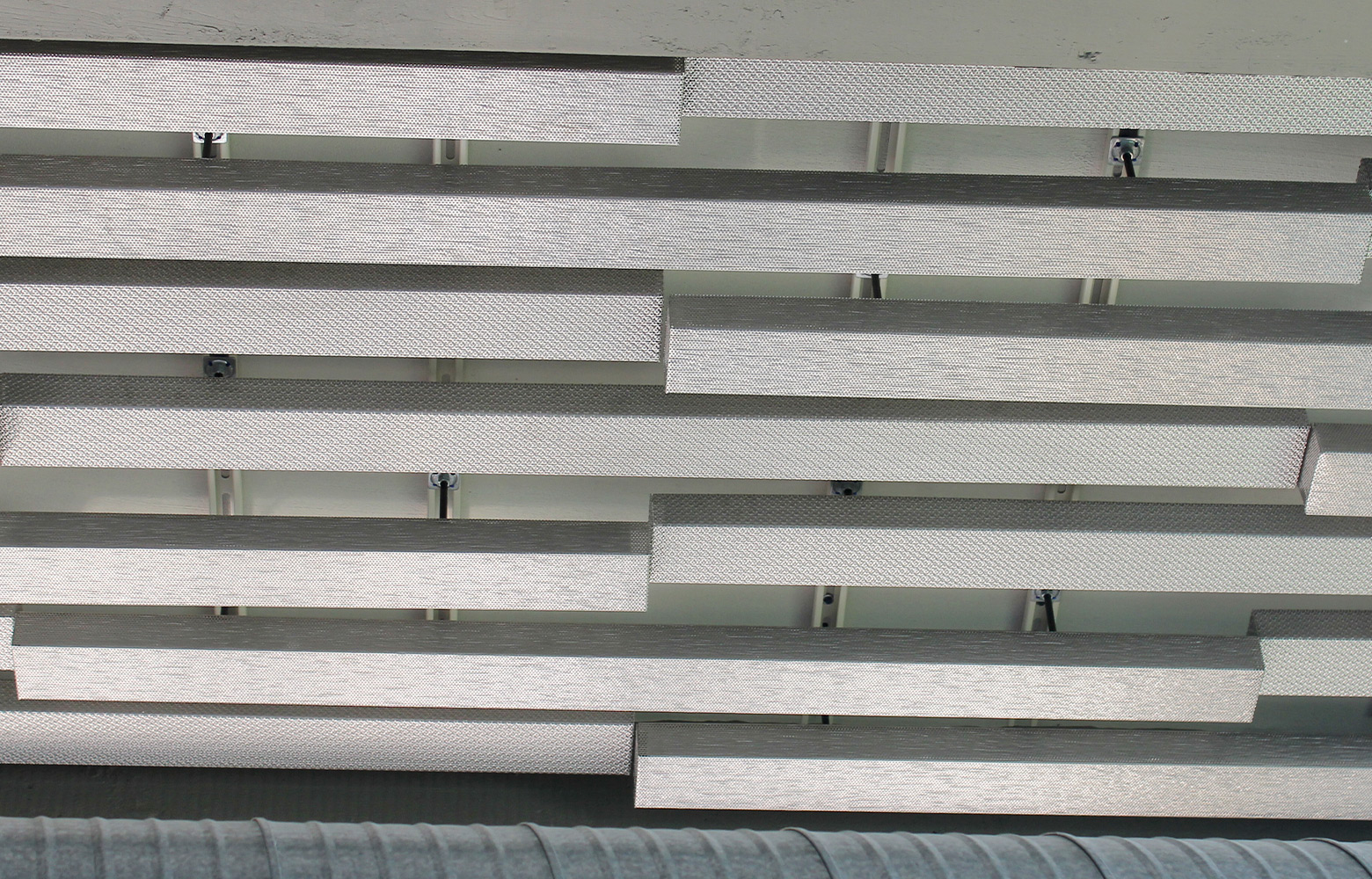 Inset-TxtrSound-SkyStudio Sky Studio TXTRsound acoustical panels, Rigidized Metals Architectural Solutions